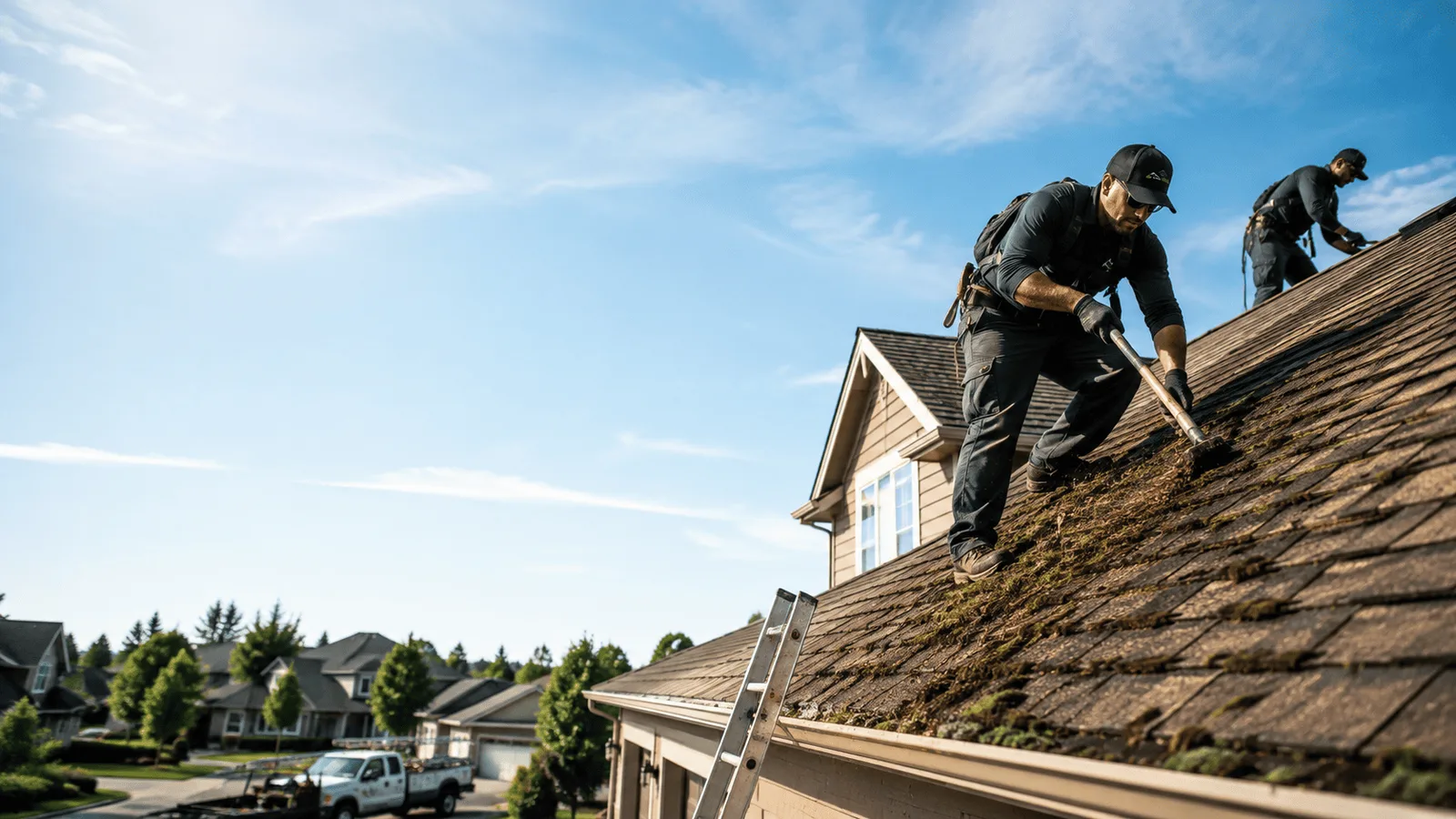 Roof Moss Removal in Rodney, MI near me